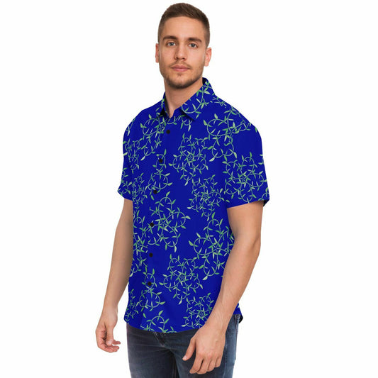 Ti Leaf Lei Flower Aloha Shirt