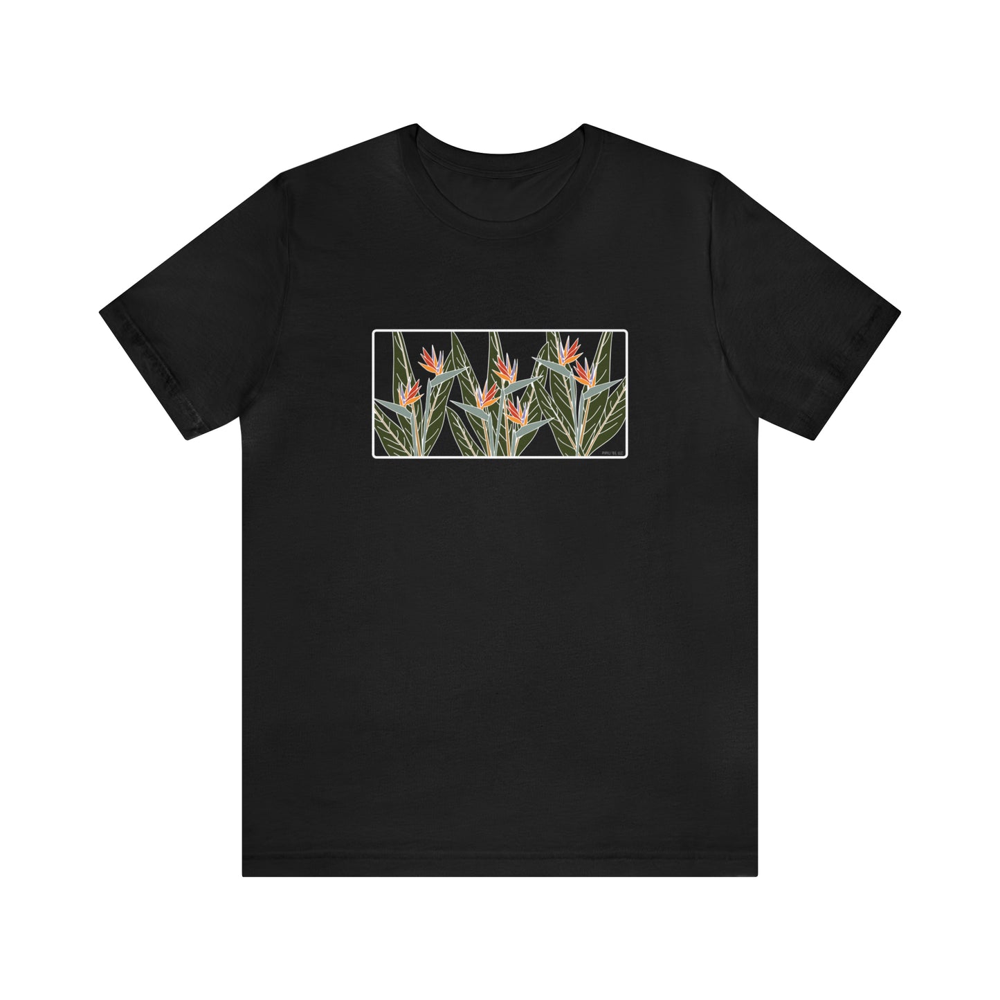 Bird of Paradise T-Shirt - Block Print Inspired