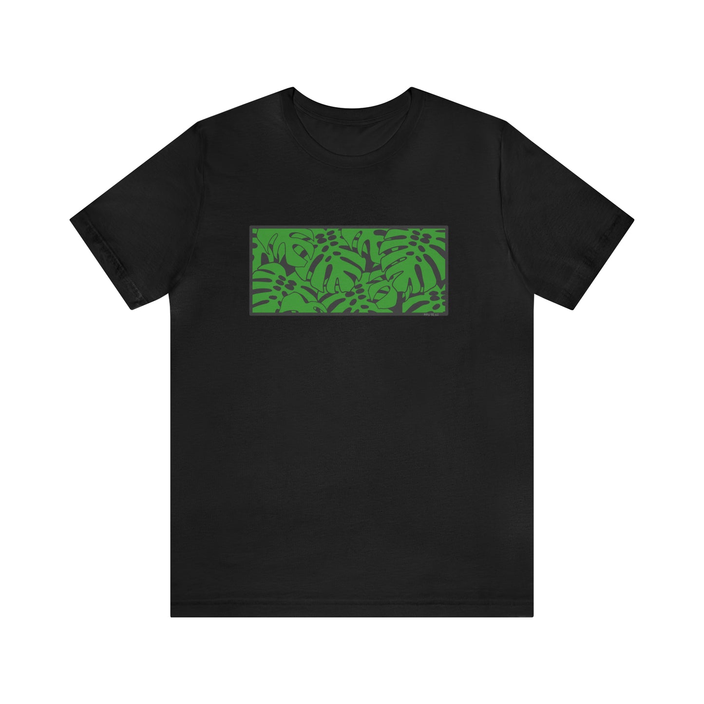 Monstera Leaf T-Shirt - Block Print Inspired