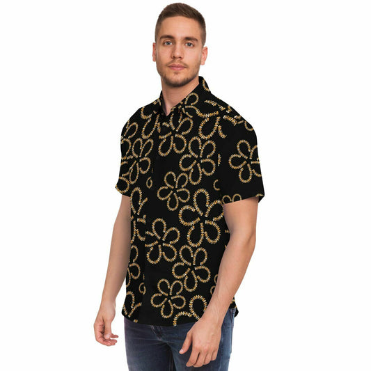 Puakenikeni Lei Flower Aloha Shirt