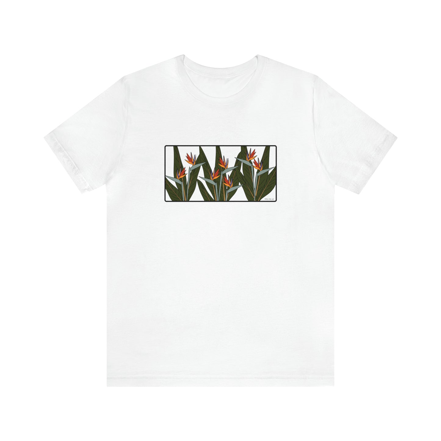 Bird of Paradise T-Shirt - Block Print Inspired