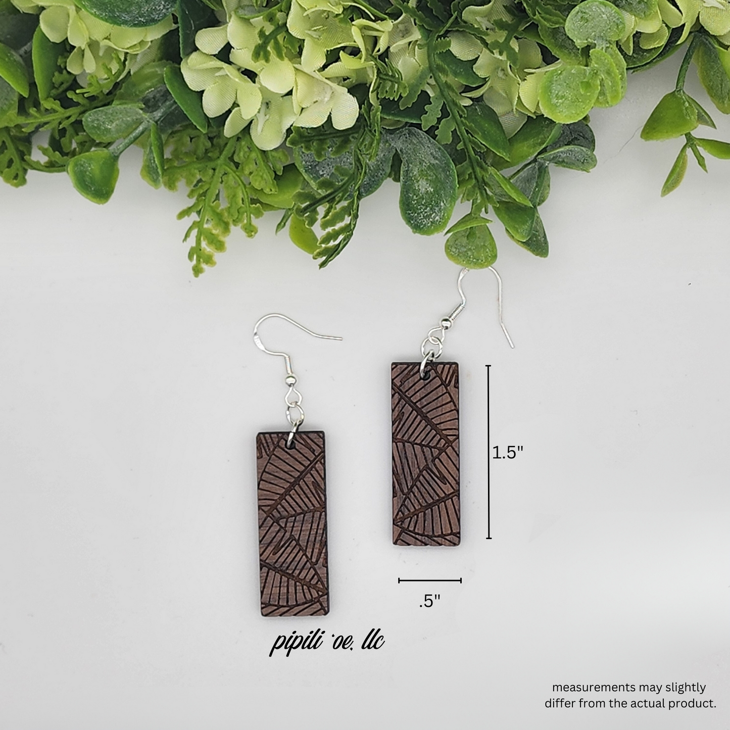 Banana Leaf Earrings