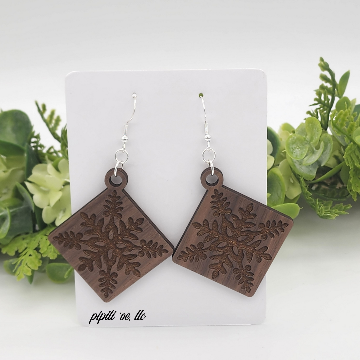 Hawaiian Quilt Earrings