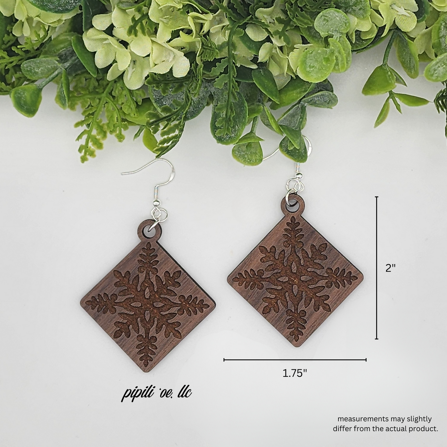 Hawaiian Quilt Earrings