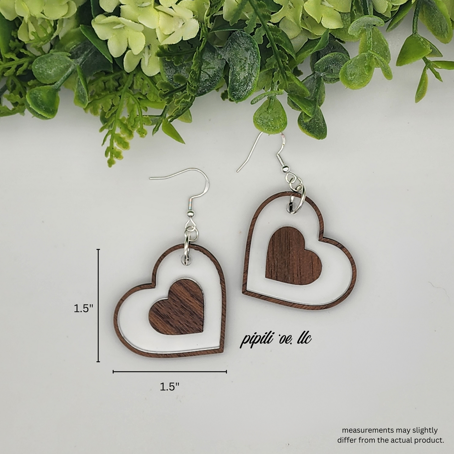 Heart in Heart Earring