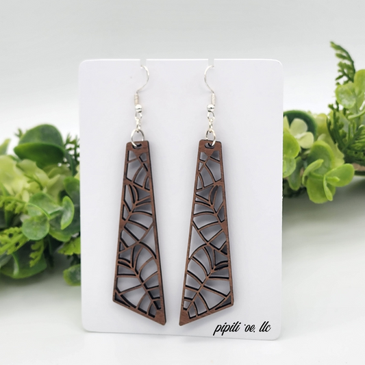 Kalo (Taro) Leaf Earrings