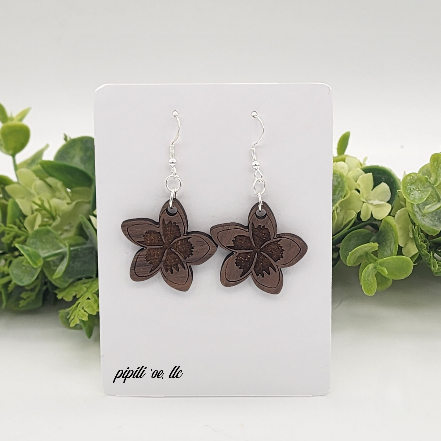 Plumeria Earrings